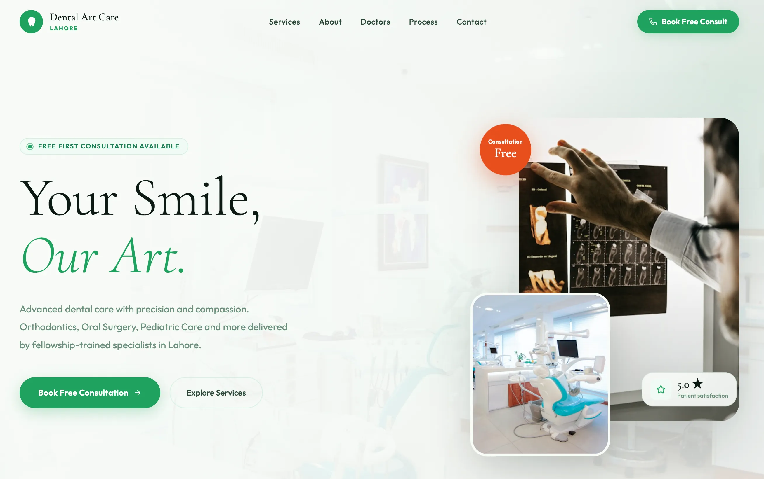 Dental demo preview