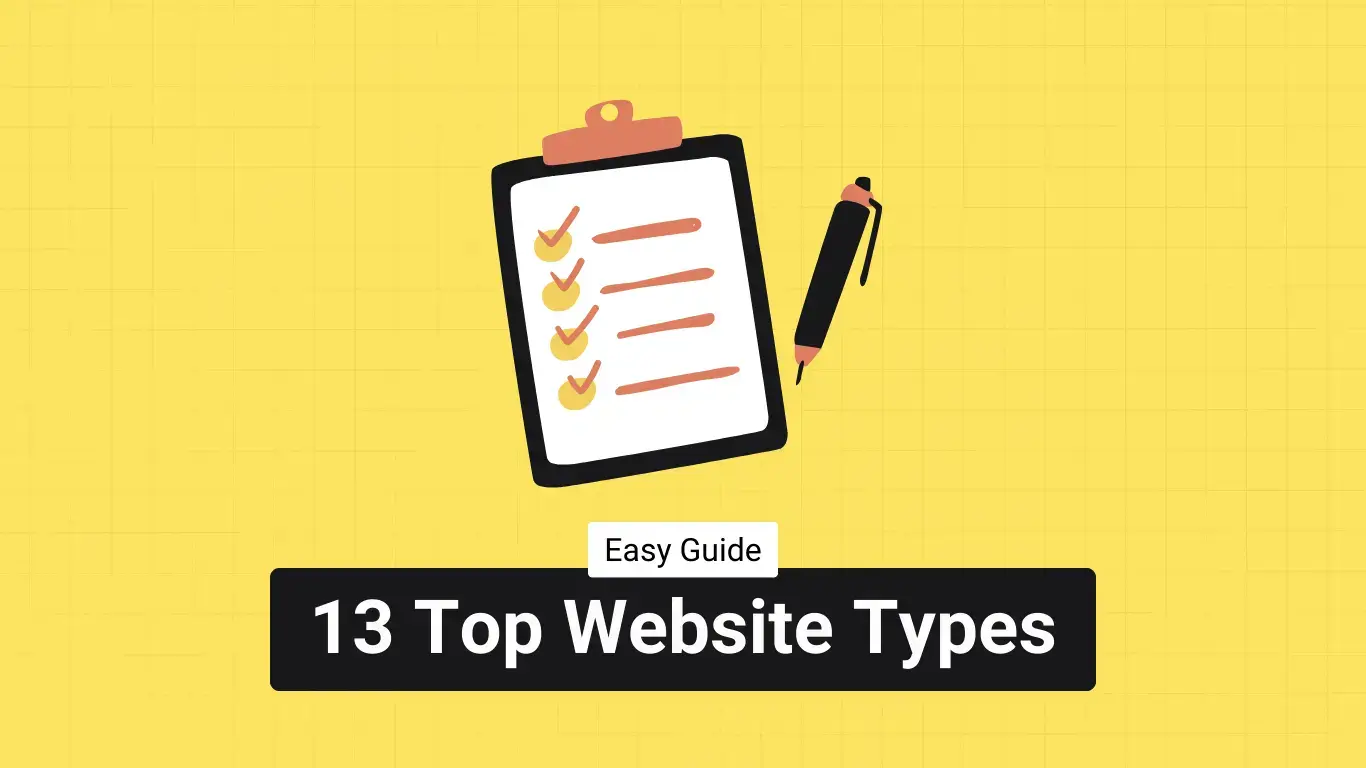 Types of Websites: Top 13 Explained for Your Business Needs (2025)
