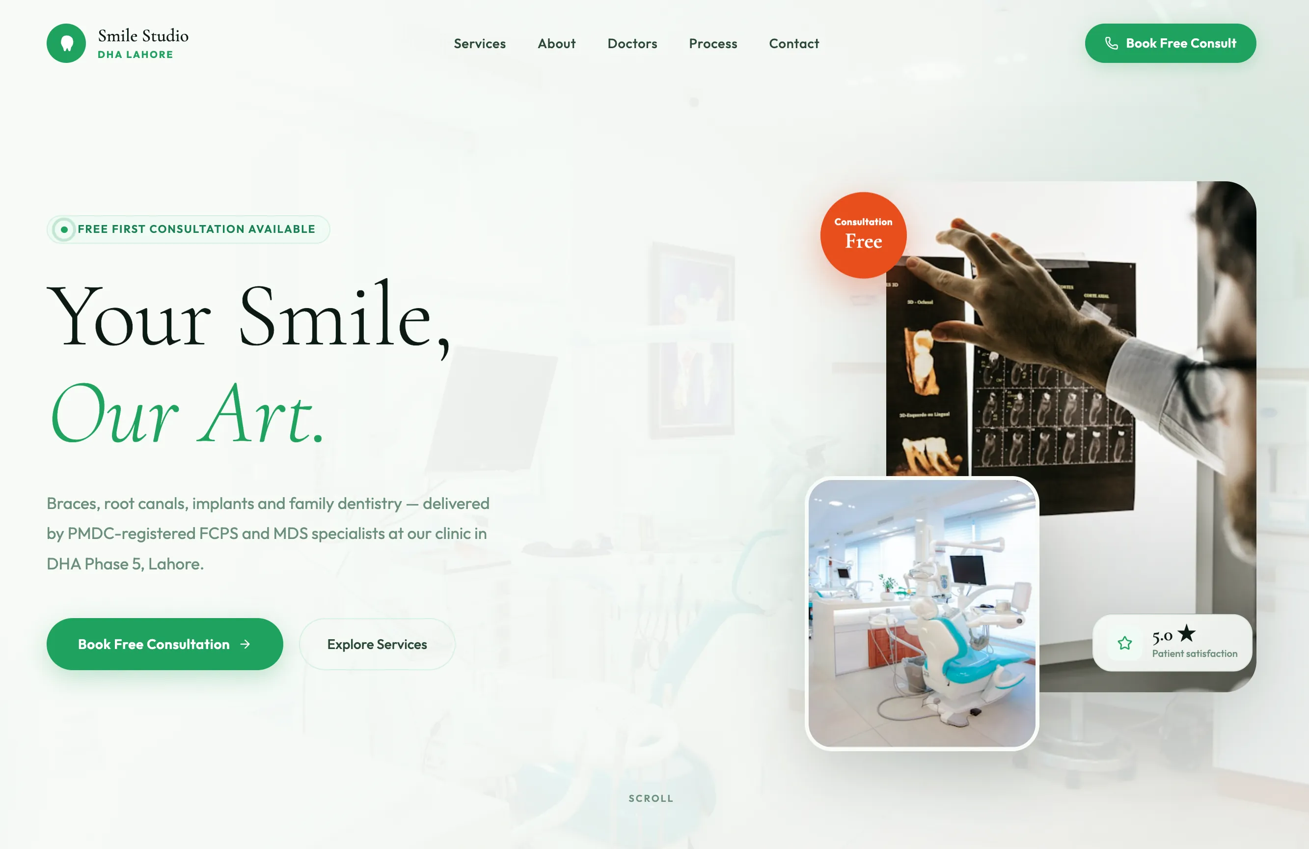 Dental demo preview